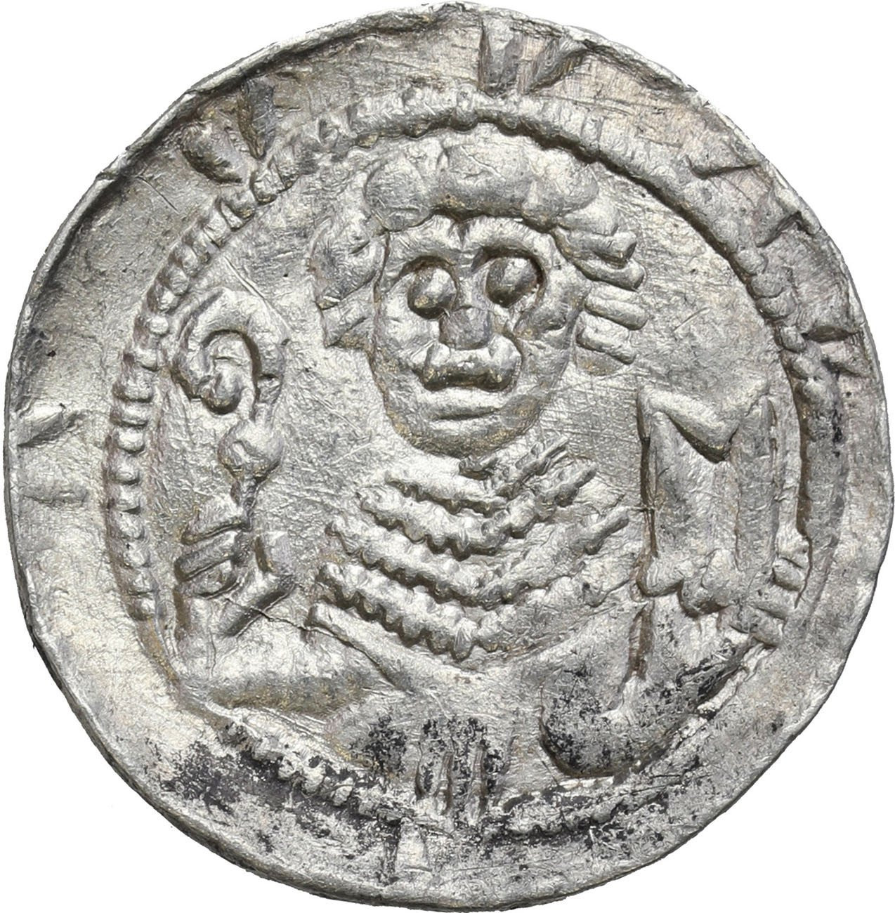 Władysław II Wygnaniec (1138-1146). Denar - PIĘKNY