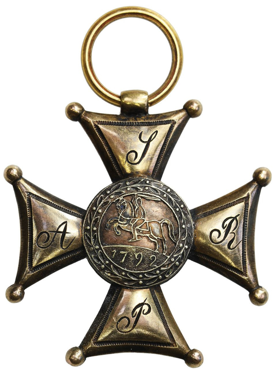 Polska. Powstanie Listopadowe (1831) Order Virtuti Militari IV kl. krzyż złoty, Warszawa – RZADKOŚĆ