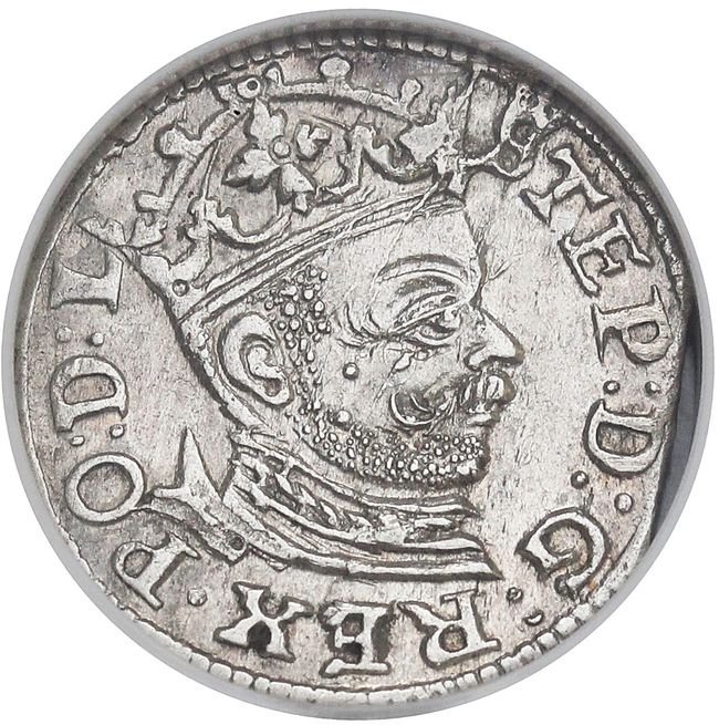 Stefan Batory. Trojak 1583, Ryga