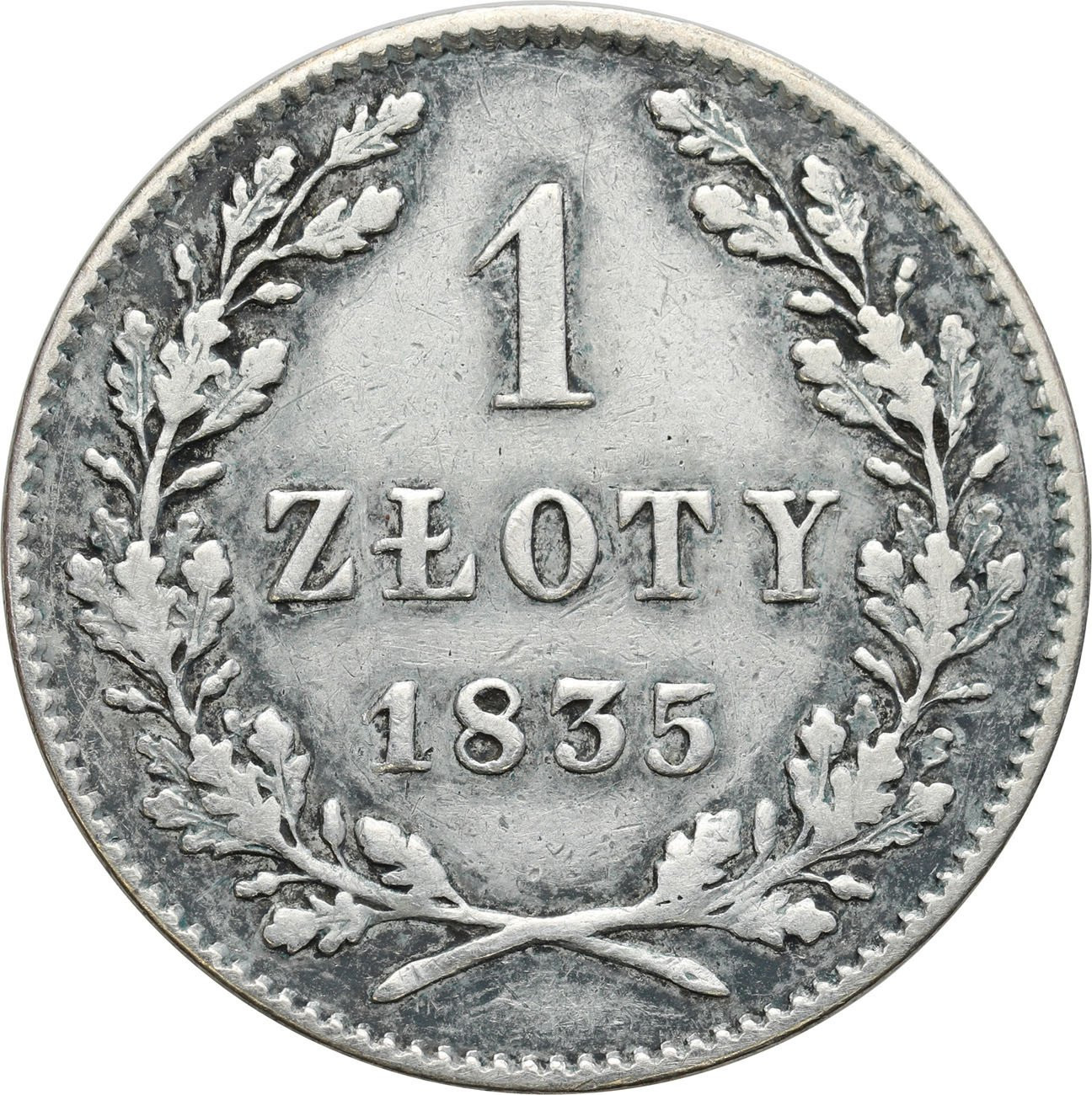 Wolne Miasto Kraków. 1 złoty 1835, Wiedeń 