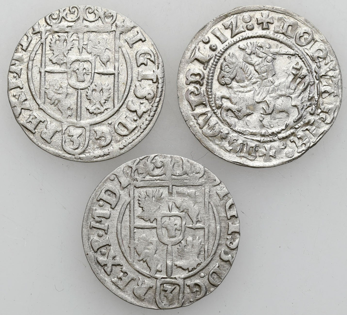 Zygmunt I Stary - Półgrosz Wilno, 1512 i Zygmunt III Waza - 2 Półtorak, Bydgoszcz