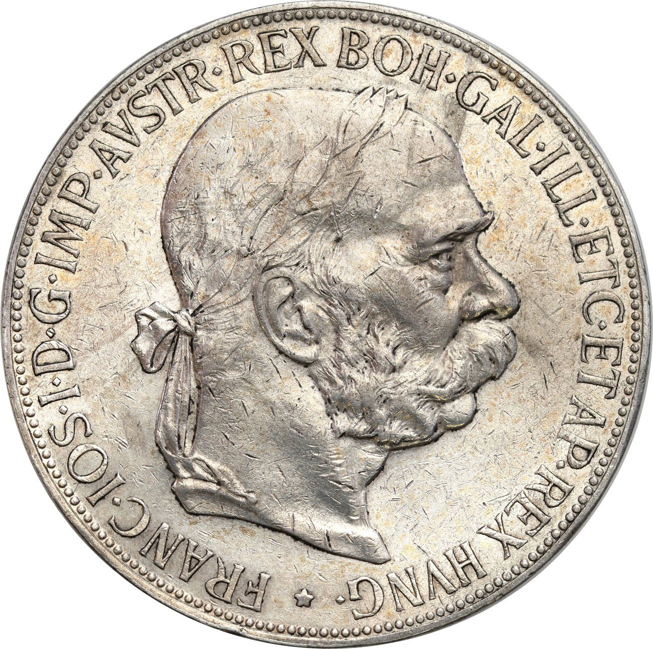 Austria, Franciszek Józef. 5 koron 1900, Wiedeń 