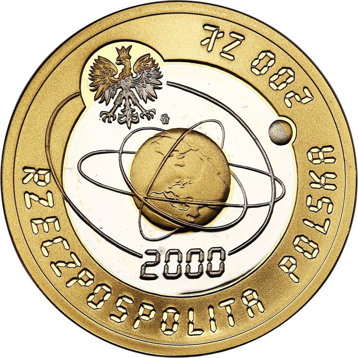 III RP. 200 złotych 2000, Rok 2000