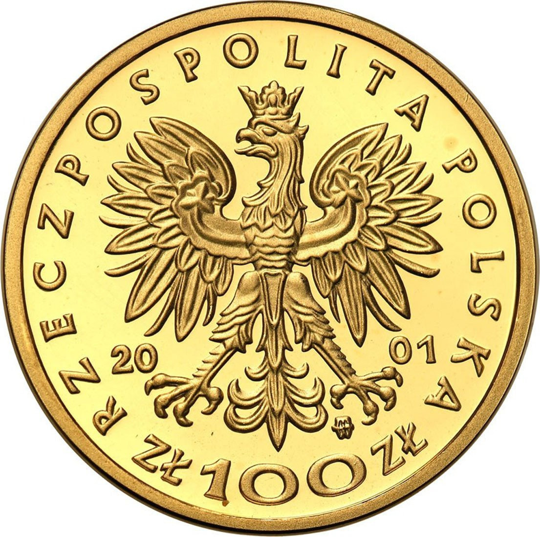 III RP. 100 złotych 2001, Władysław I Łokietek 