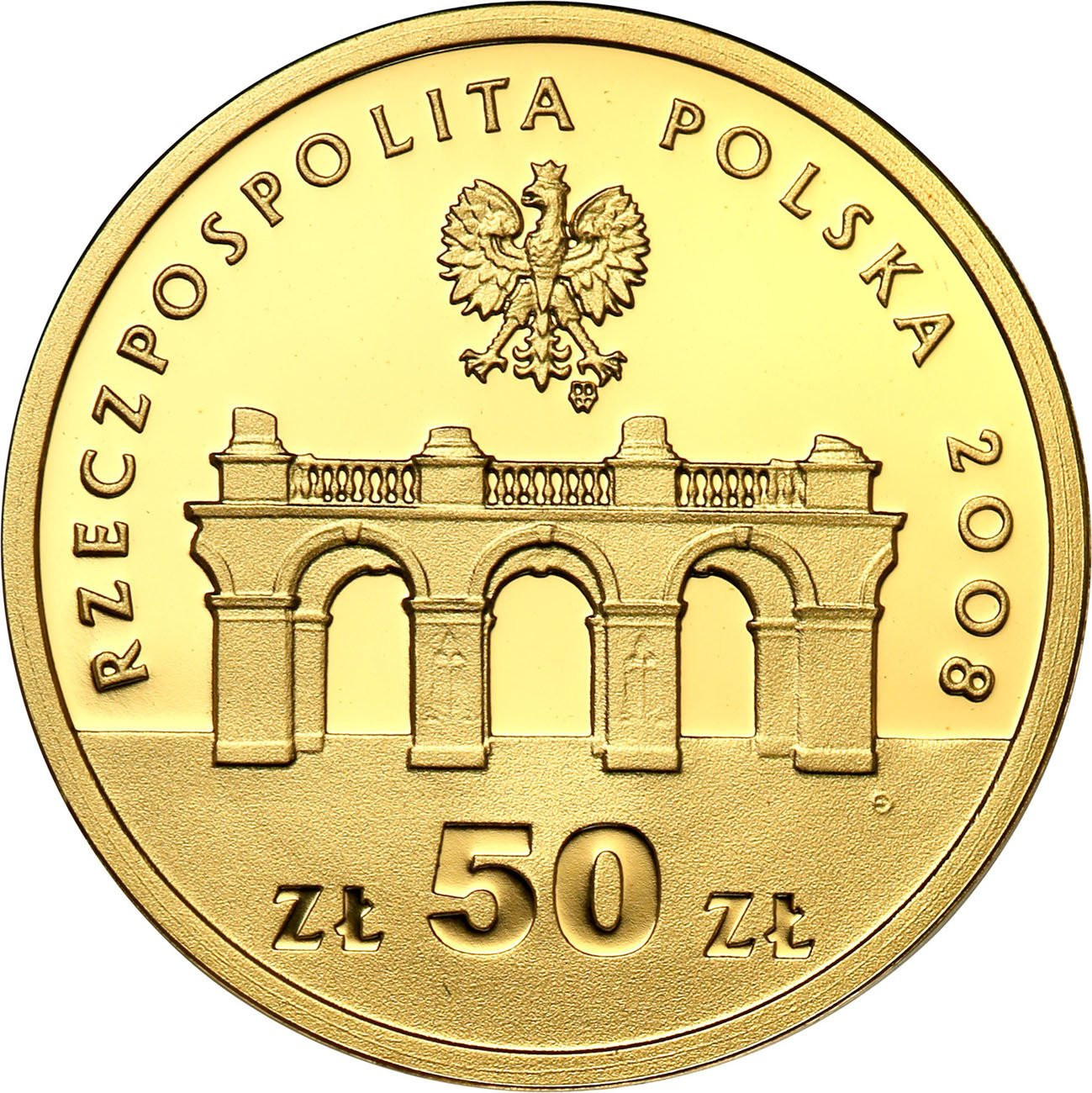 III RP. 50 złotych 2008, Rocznica Odzyskania Niepodległości Piłsudski