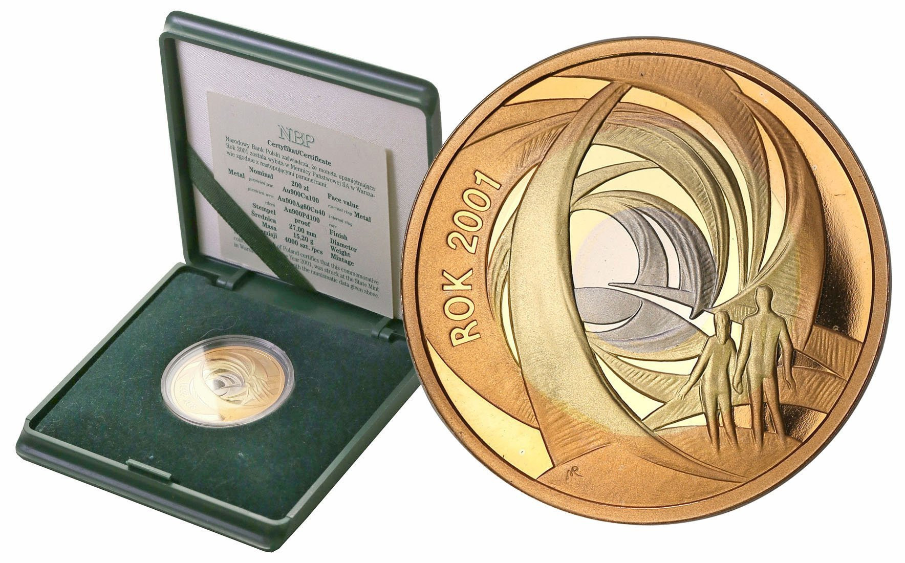 III RP 200 złotych 2001, Rok 2001