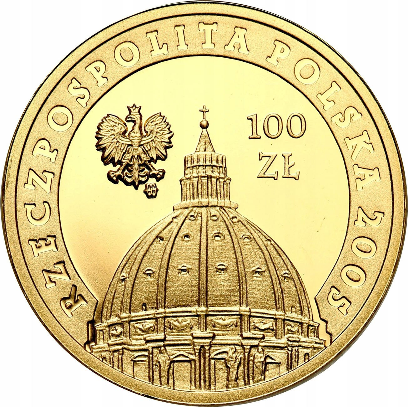 III RP. 100 złotych 2005 Jan Paweł II 