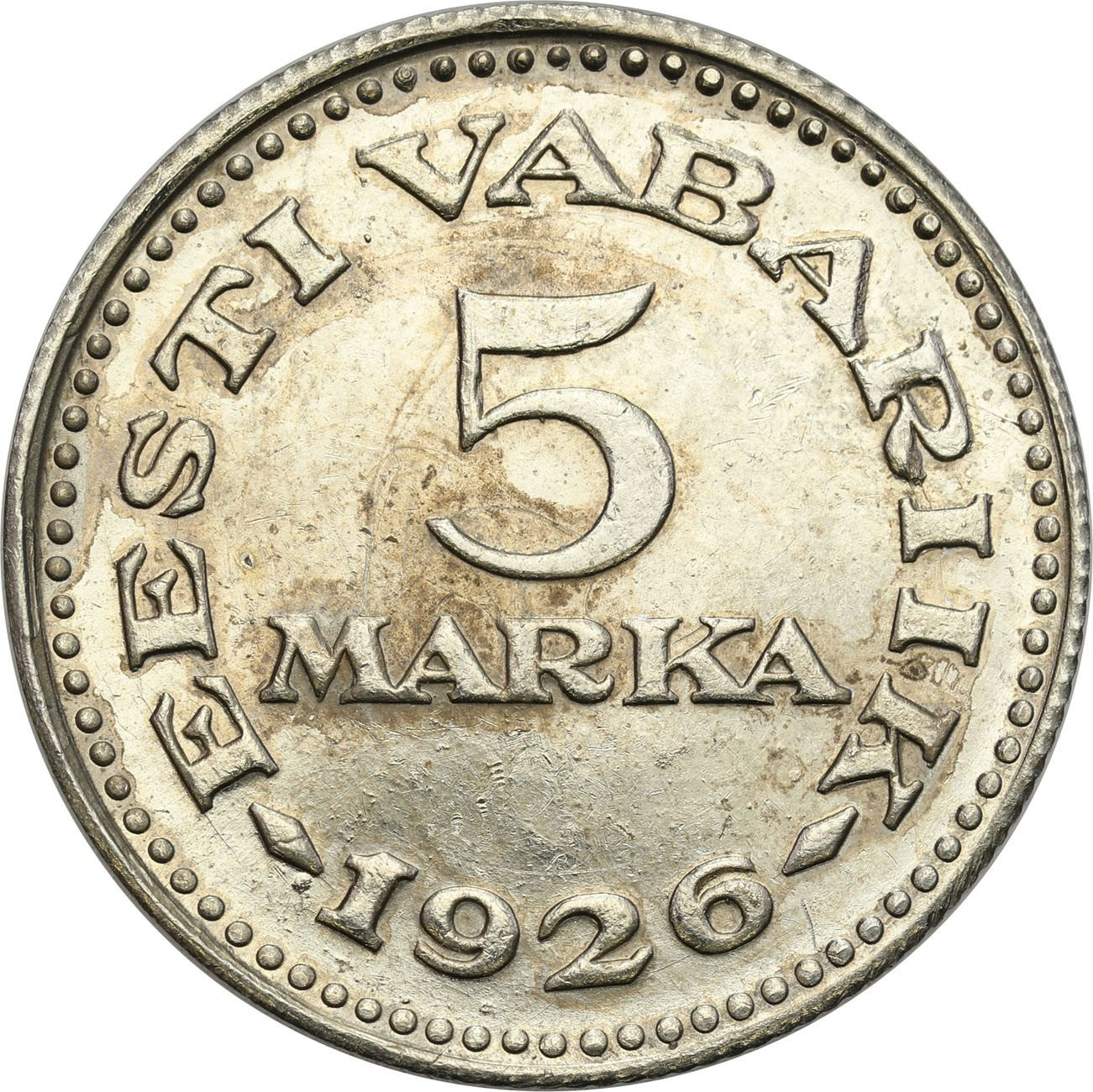 Estonia. 5 marek 1926 