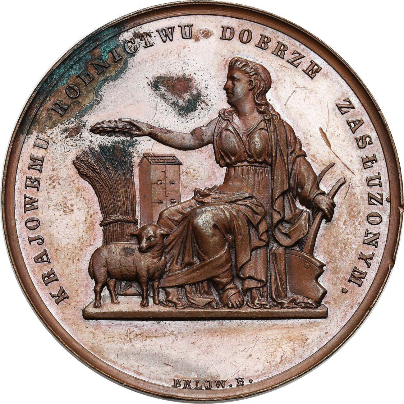 Medal, Wystawa rolnicza i przemysłowa Toruniu, 1874 