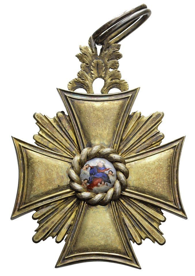 Polska - zabory. Dystynktorium kanoniczne wykonane w latach 1855-1881
