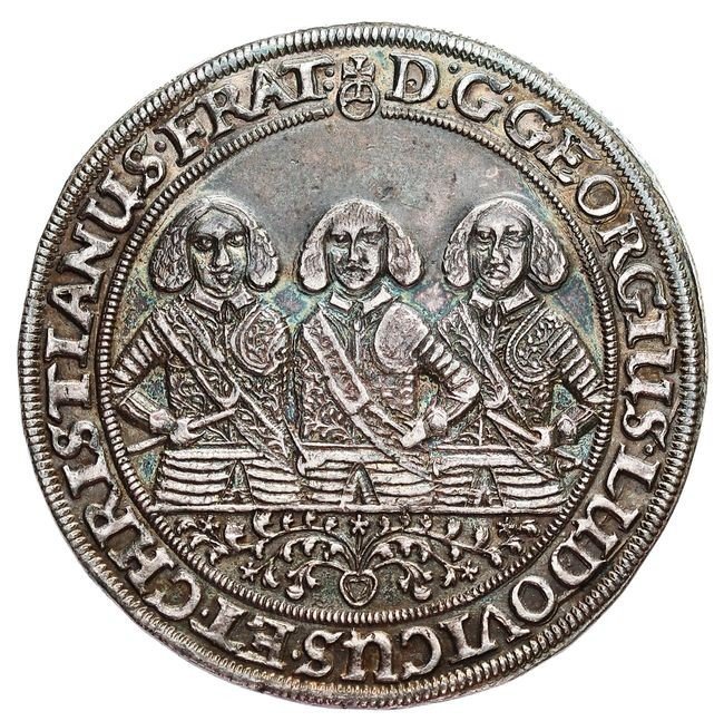 Księstwo Legnicko - Brzesko - Wołowskie, Jerzy, Ludwik i Chrystian (1639-1663), Półtalar 1659, Brzeg