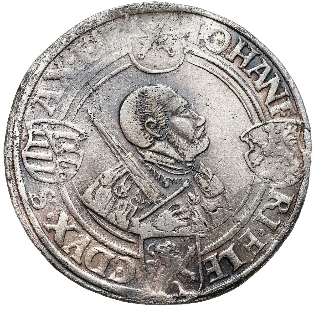 Niemcy. Saksonia. Johann Friedrich I i Moritz (1541-1547) Talar 1542, Annaberg
