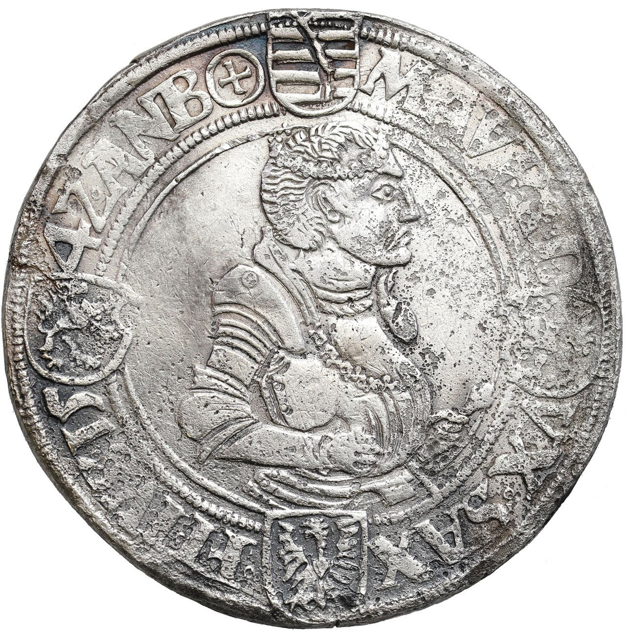 Niemcy. Saksonia. Johann Friedrich I i Moritz (1541-1547) Talar 1542, Annaberg
