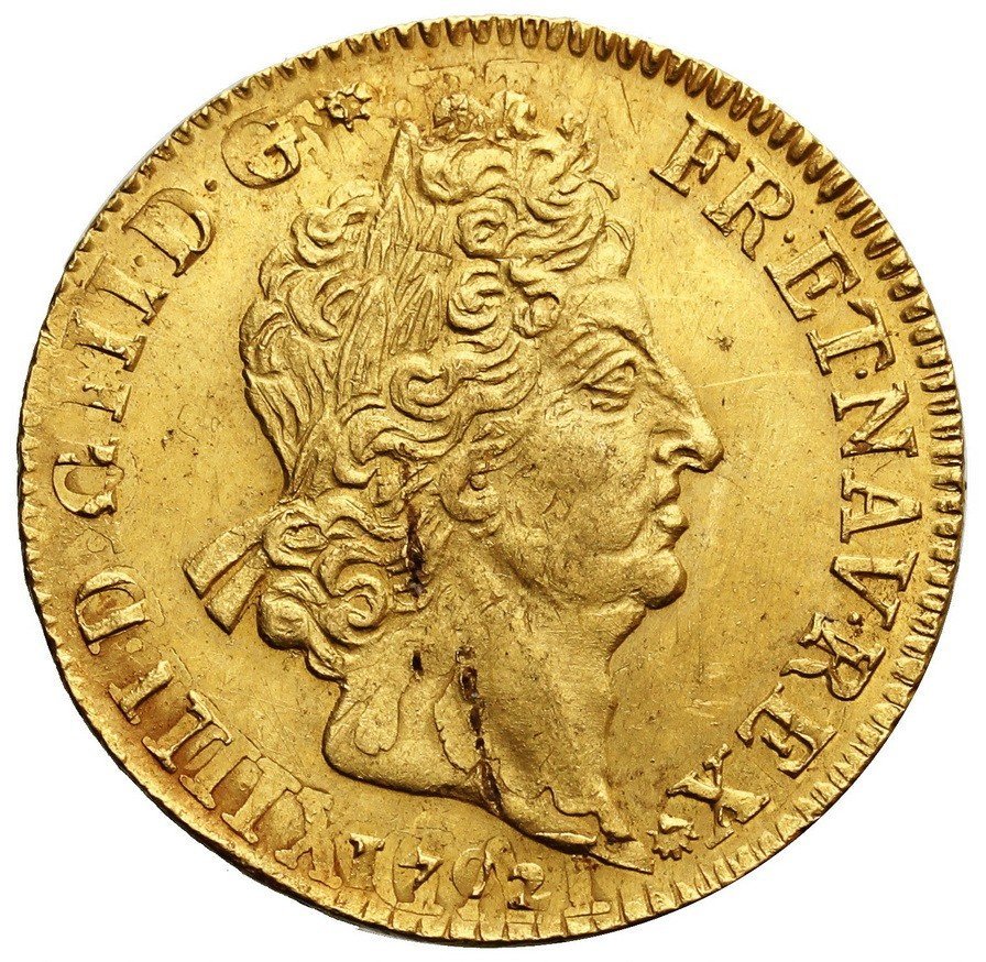 Świat. Francja, Ludwik XIV 1643-1715, Podwójny louisdor 1702, Paryż