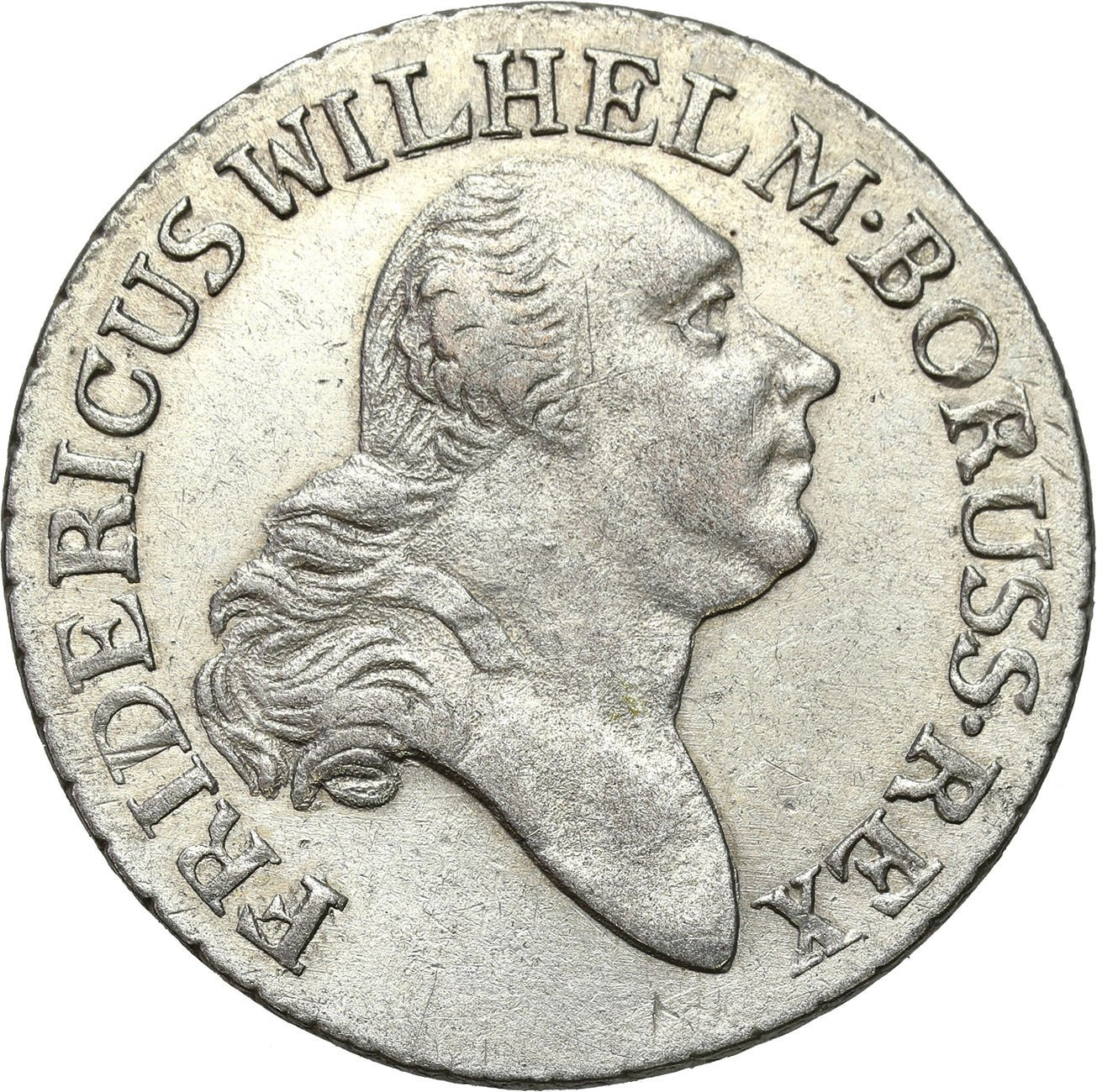 Niemcy, Prusy. Fryderyk Wilhelm II (1786-1797), 4 grosze 1798 E, Królewiec