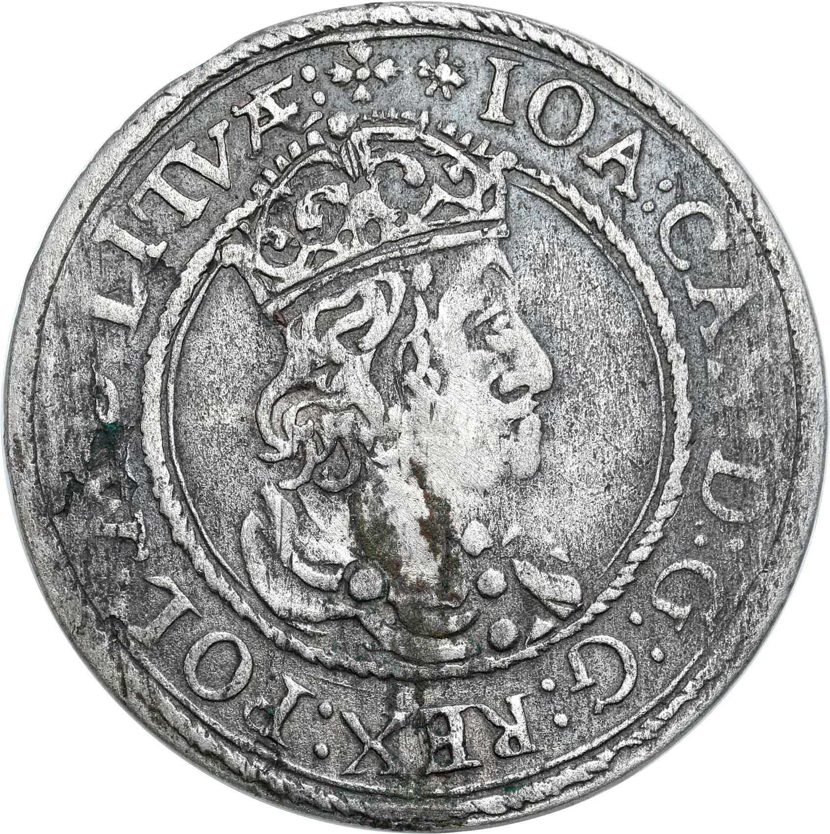 Jan II Kazimierz. Szóstak 1652, Wilno – RZADKOŚĆ R8