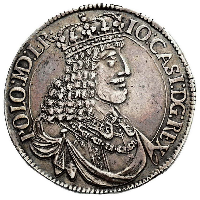 Jan II Kazimierz. Talar 1650, Kraków duża głowa króla