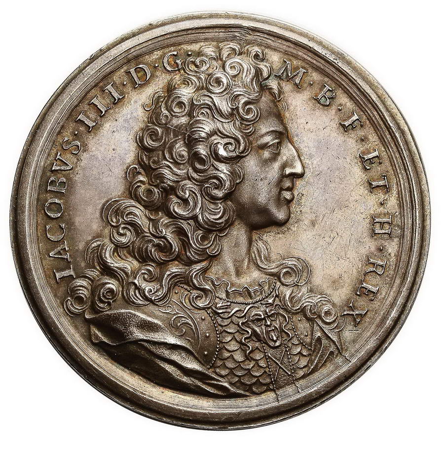 Jan III Sobieski. Medal, Klementyna Sobieska, Anglia