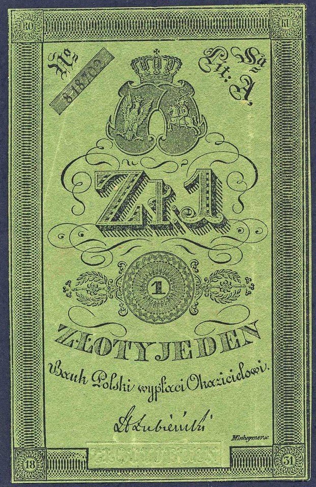 Powstanie Listopadowe. 1 złoty 1831