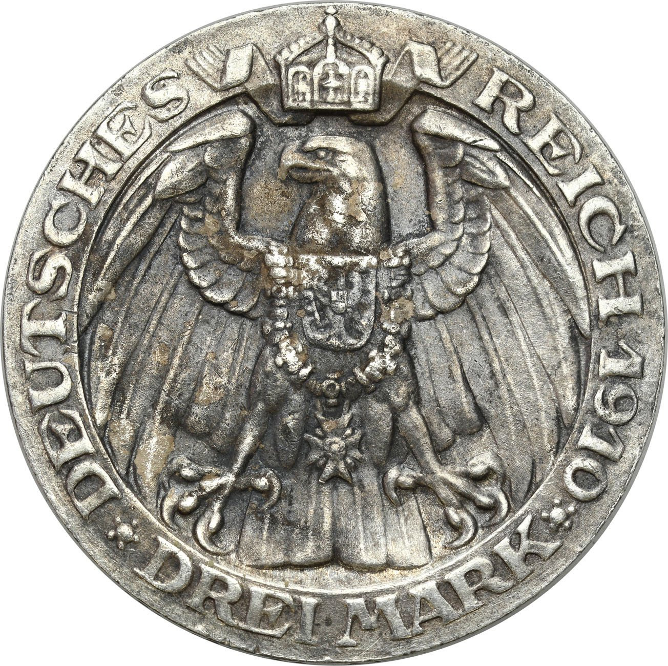Niemcy, Prusy. 3 marki 1910 A, Uniwersytet Berlin