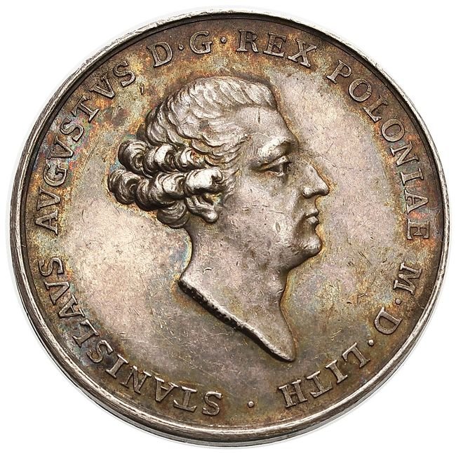 Stanisław August Poniatowski. Medal koronacyjny 1764, Londyn