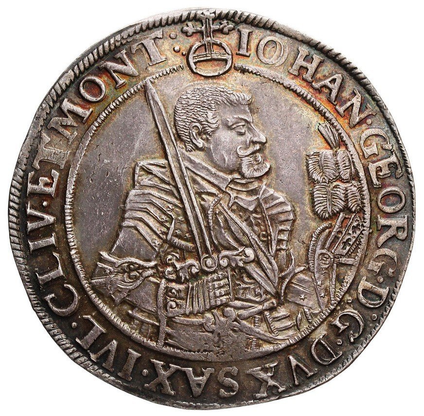 Świat. Niemcy, Saksonia, Jan Jerzy I 1615-1656, Talar 1647, Drezno