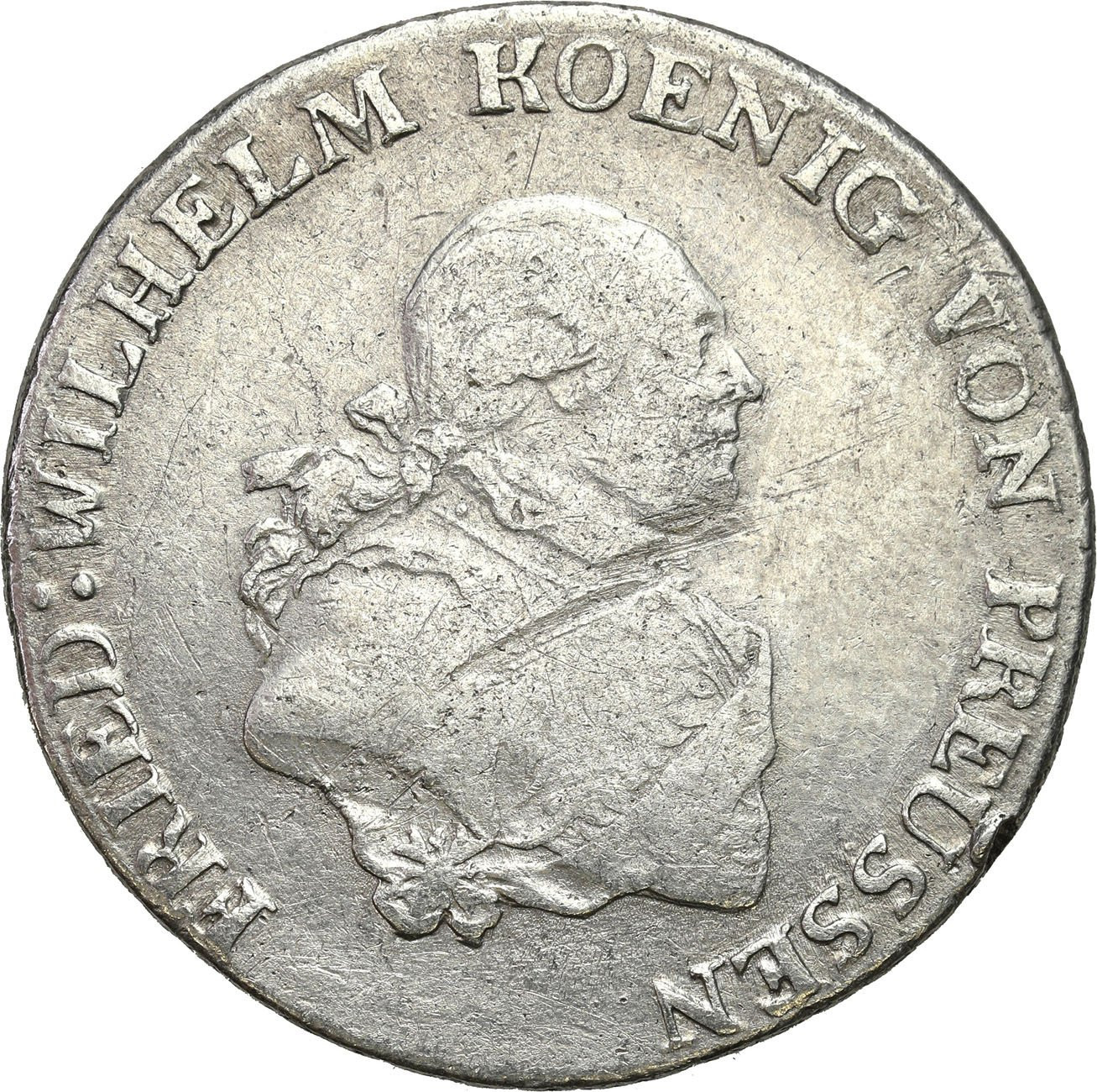  Niemcy, Prusy. Fryderyk Wilhelm II (1786–1797). 1/3 talara 1793 B, Wrocław
