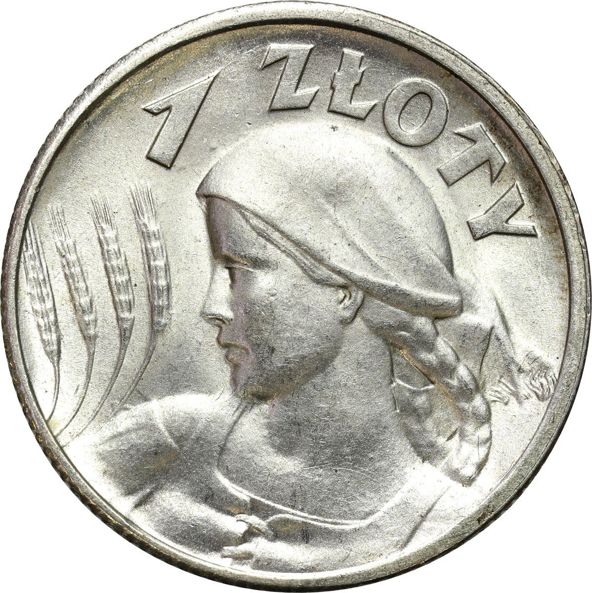 II RP. 1 złoty 1925, Londyn - PIĘKNE