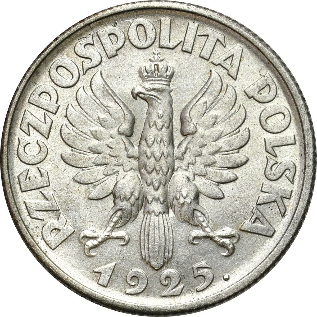 II RP. 1 złoty 1925, Londyn - PIĘKNE