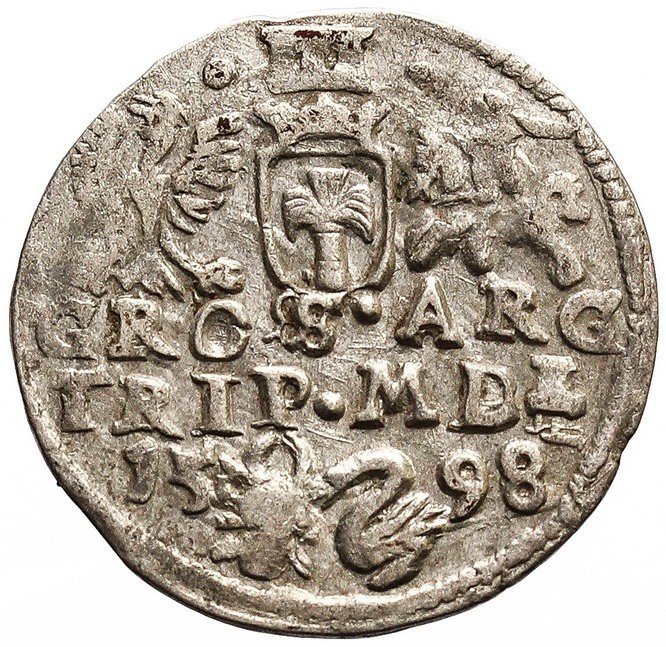 Zygmunt III Waza, Trojak 1598, Wilno
