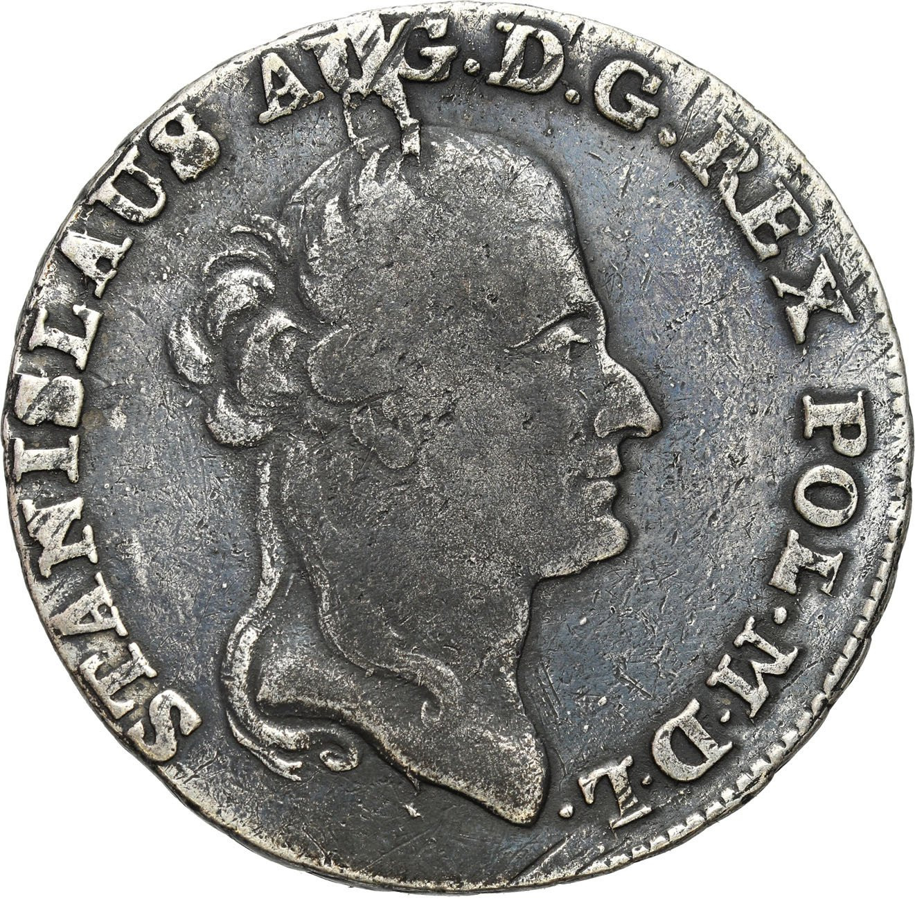 Stanisław August Poniatowski. Dwuzłotówka (8 groszy) 1790 EB, Warszawa
