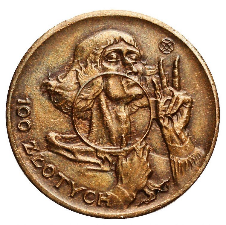 100 złotych 1925, Mikołaj Kopernik, brąz