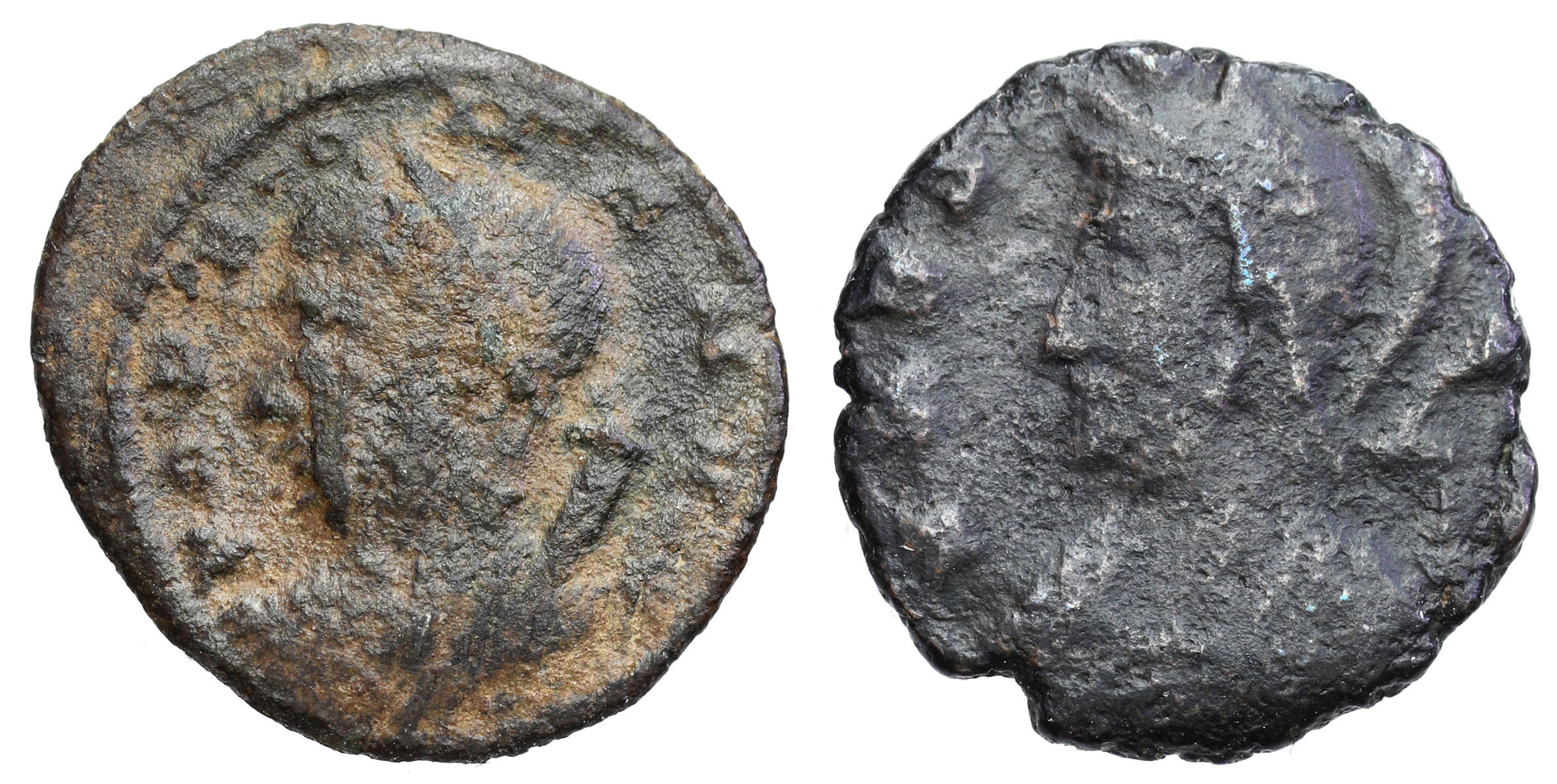 Cesarstwo Rzymskie Follisy IV w n.e. – Zestaw 2 sztuk
