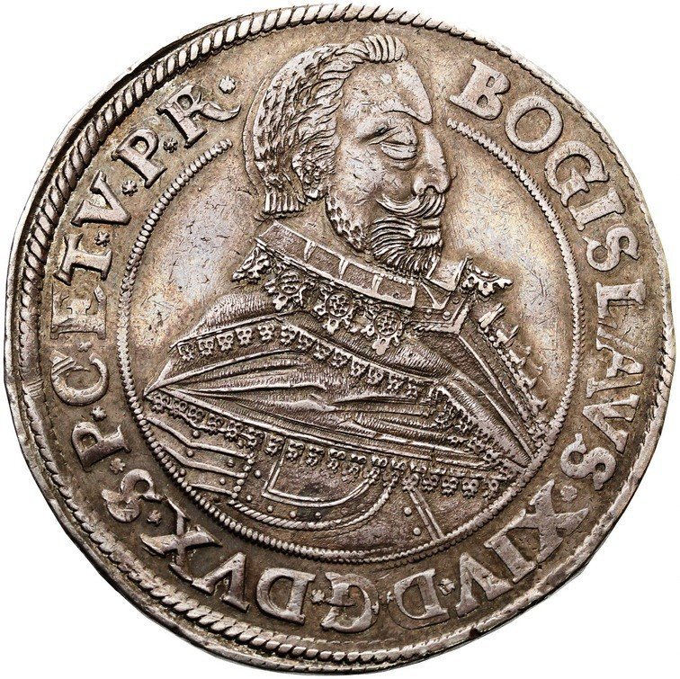 Pomorze, Szczecin, Bogusław XIV 1620-1637, Talar 1635, Koszalin