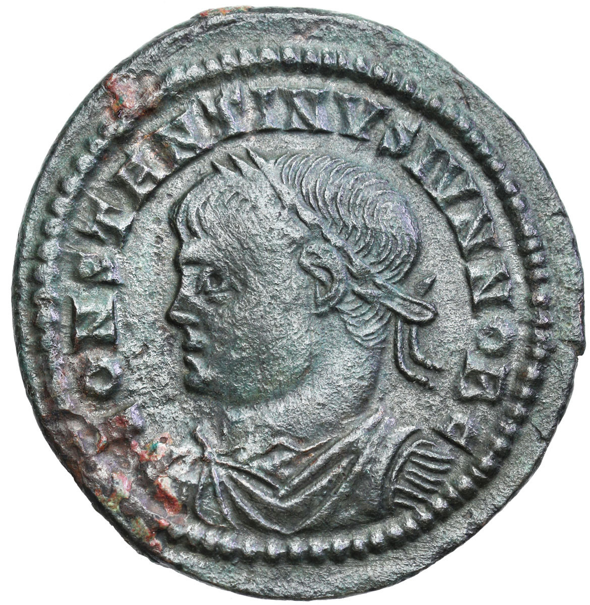 Cesarstwo Rzymskie, Follis Konstantyn II 337–340 n.e., Arles