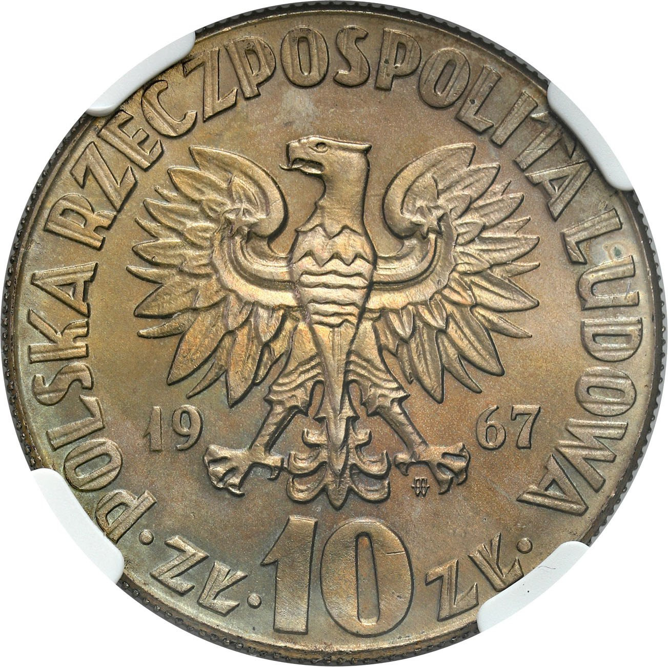 10 złotych 1967 Mikołaj Kopernik NGC MS65
