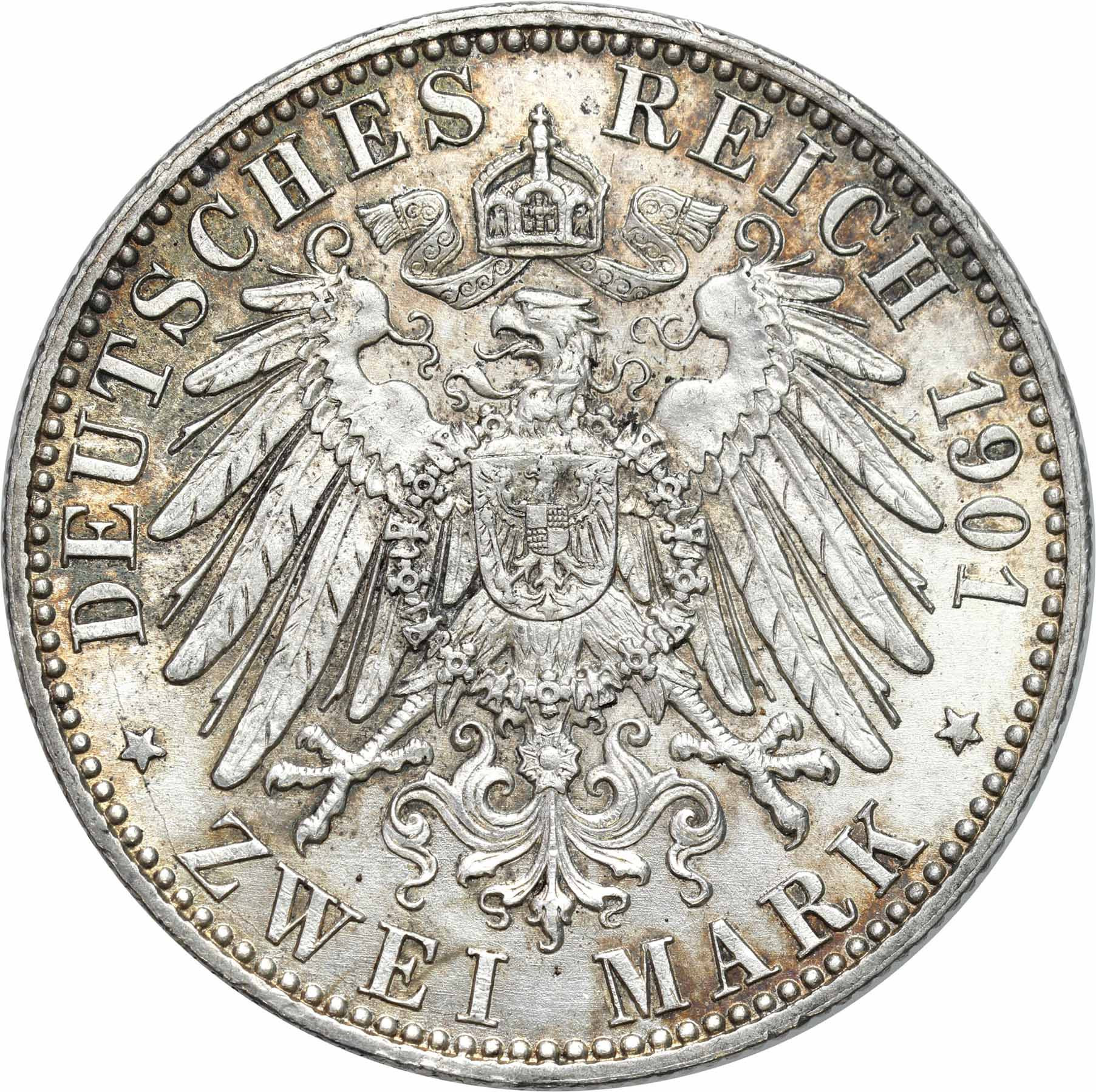 Niemcy, Prusy. 2 marki 1901, Berlin