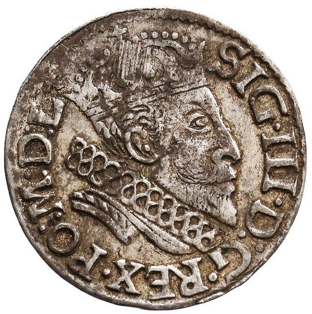 Zygmunt III Waza, Trojak 1608  Wilno
