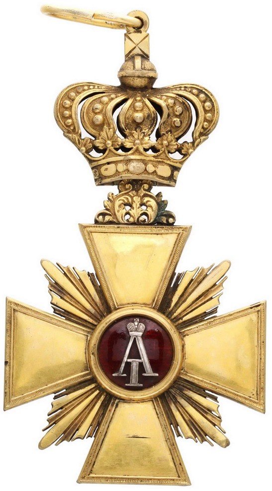 Królestwo Polskie. Dystynktorium kanoniczne wykonane w latach 1815-1825