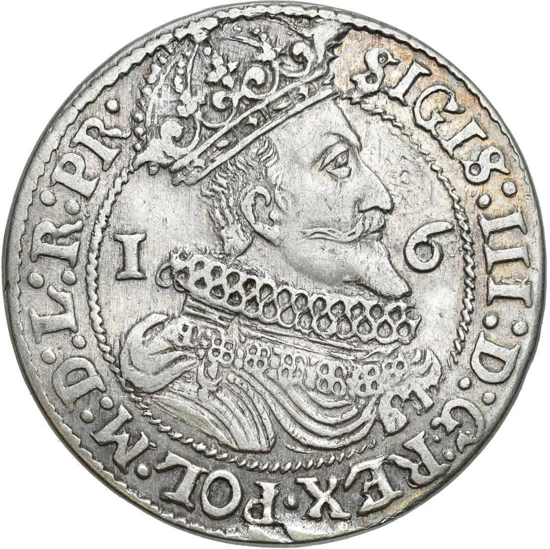 Zygmunt III Waza. Ort (18 groszy) 1625, Gdańsk