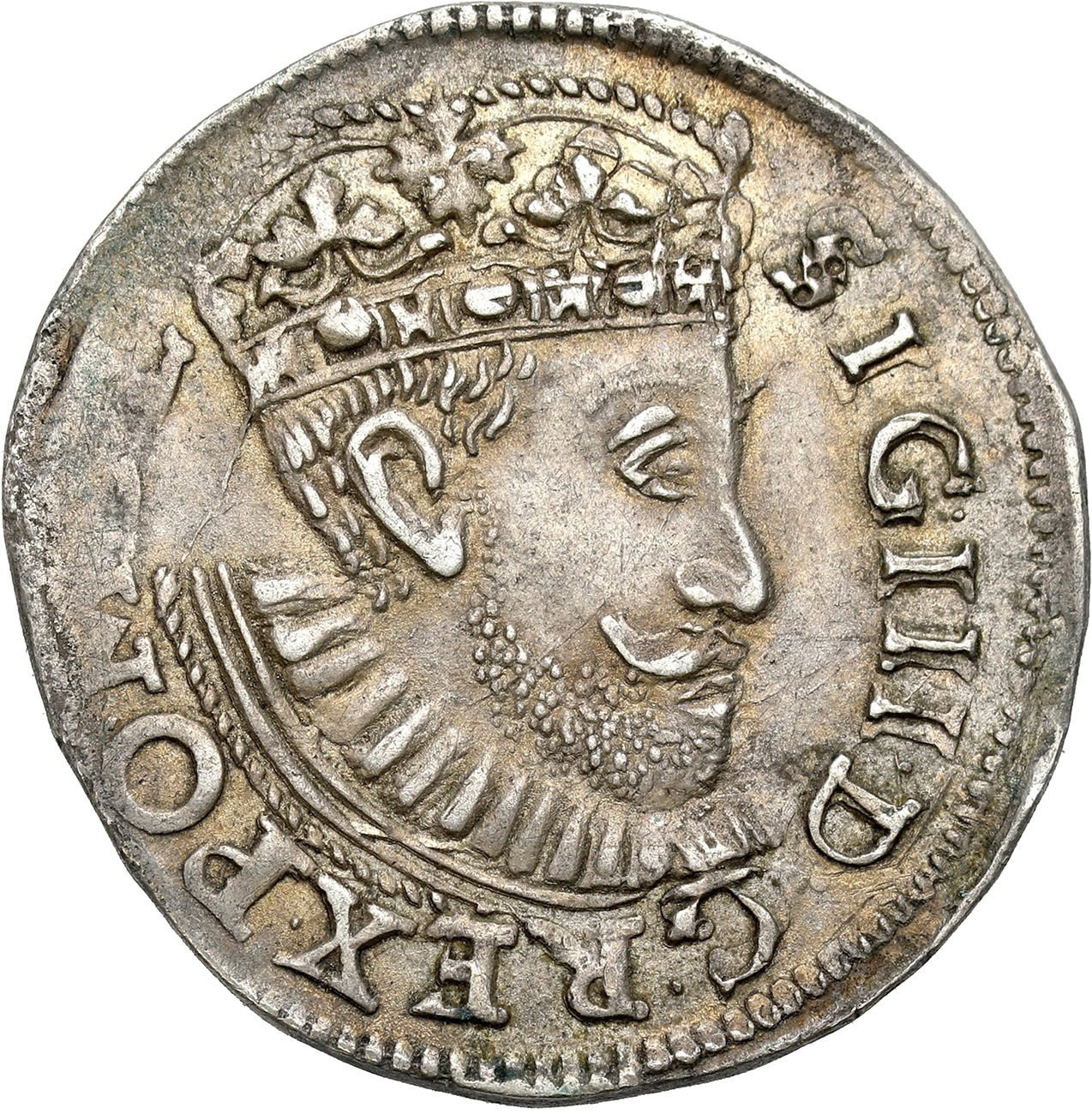 Zygmunt III Waza. Trojak (3 grosze) 1589, Poznań - ŁADNY