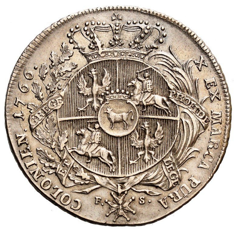 Stanisław August Poniatowski. Talar 1766 FS, Warszawa