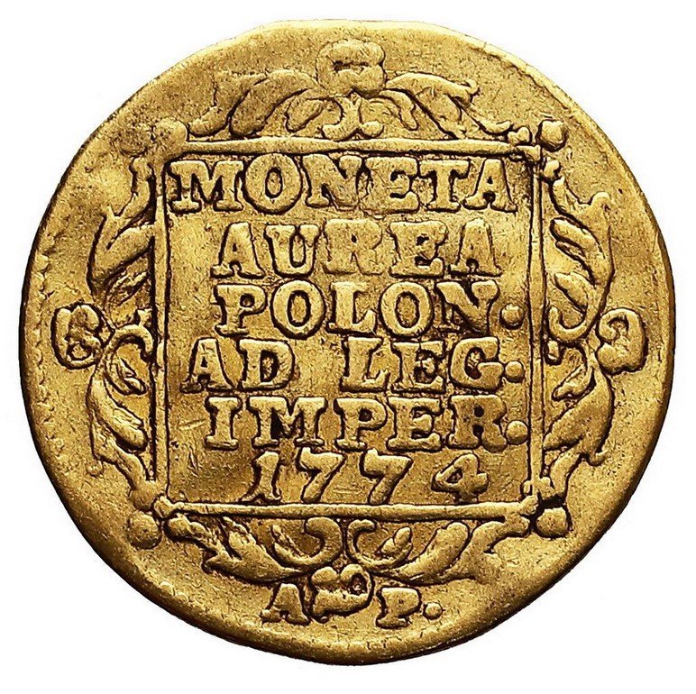 Stanisław August Poniatowski. Dukat 1774 AP, Warszawa