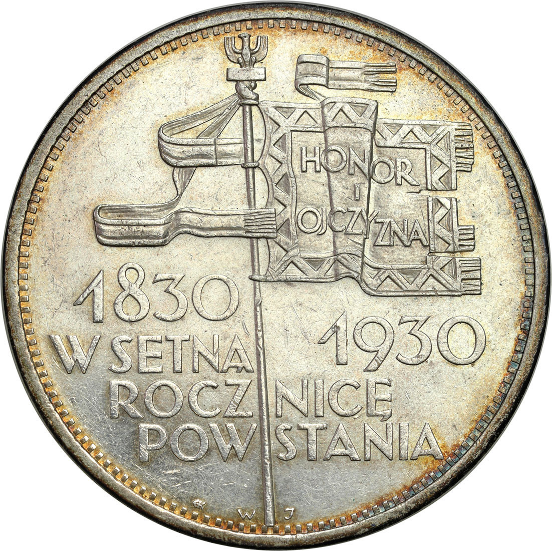  II RP. 5 złotych 1930 Sztandar