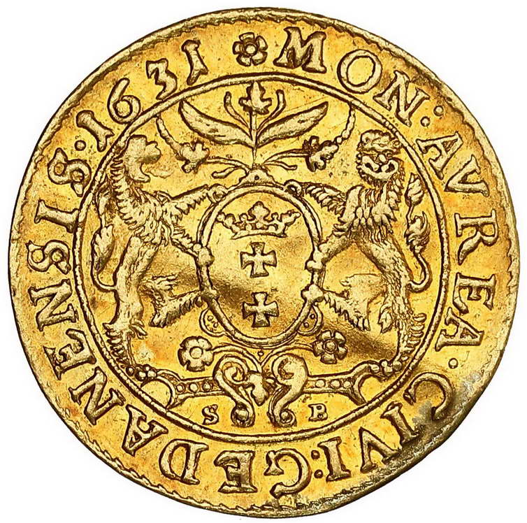 Zygmunt III Waza. Dukat 1631, Gdańsk