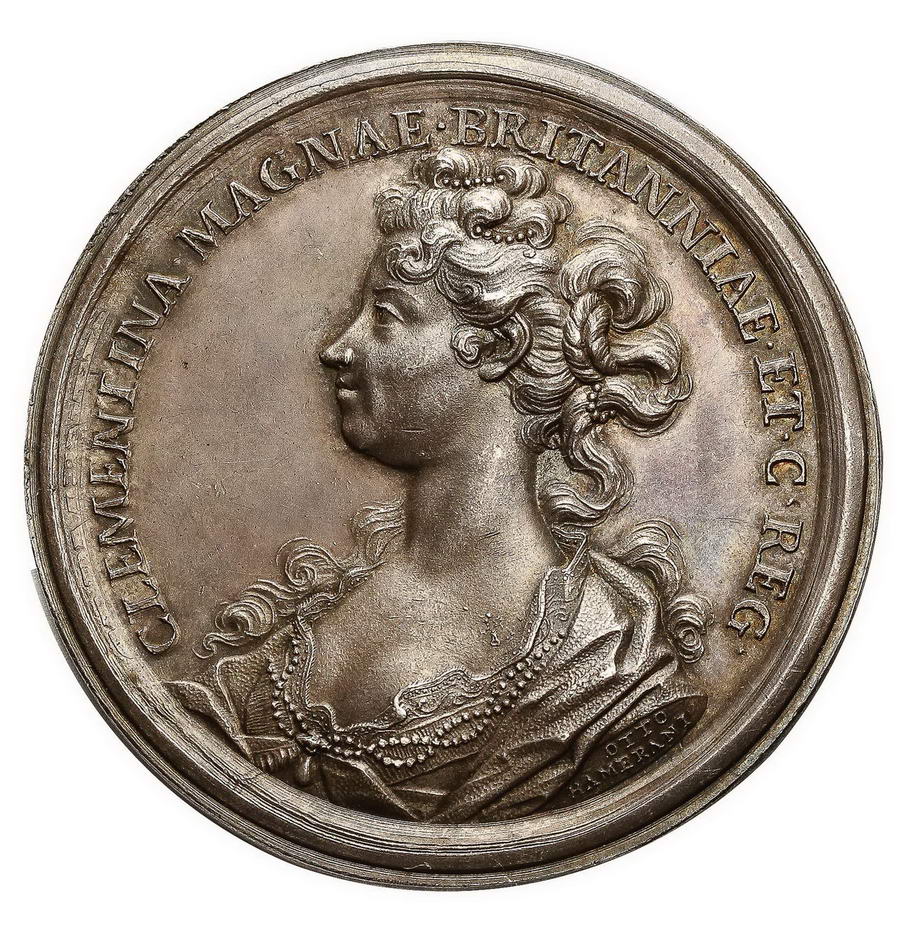 Jan III Sobieski. Medal, Klementyna Sobieska, Anglia