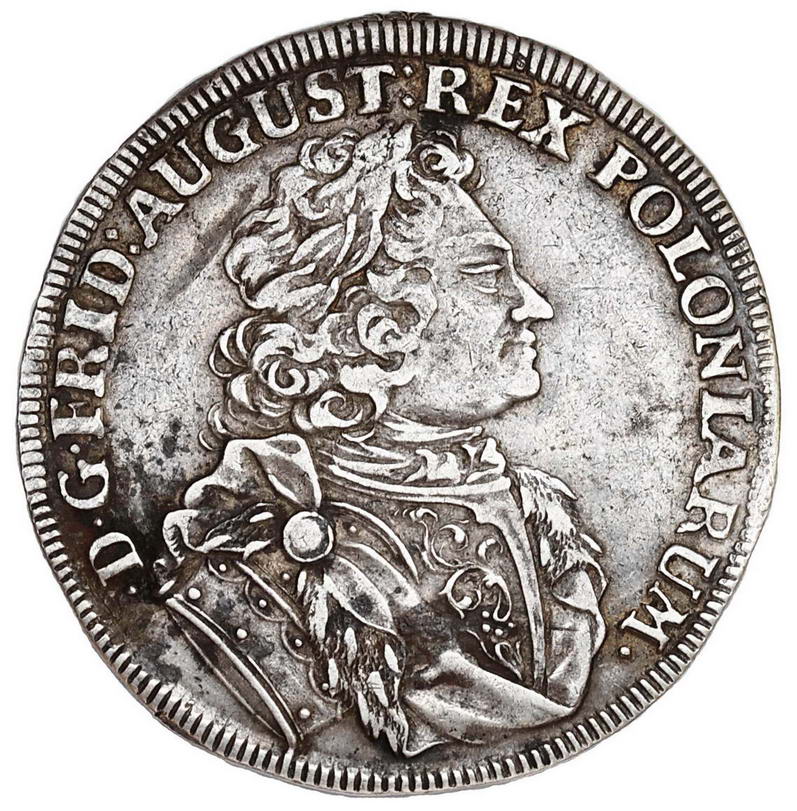 August II Mocny. 2/3 talara (gulden) 1706, Drezno