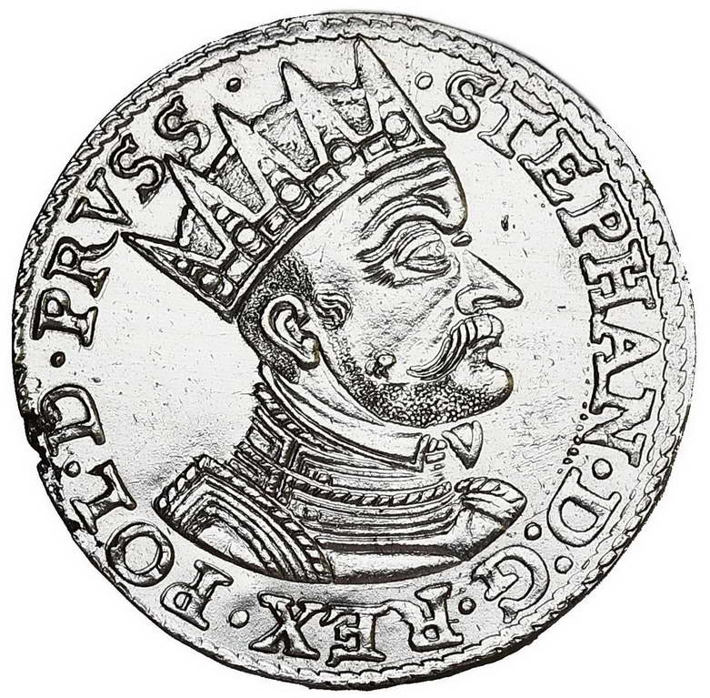 Stefan Batory. Trojak 1579, Gdańsk