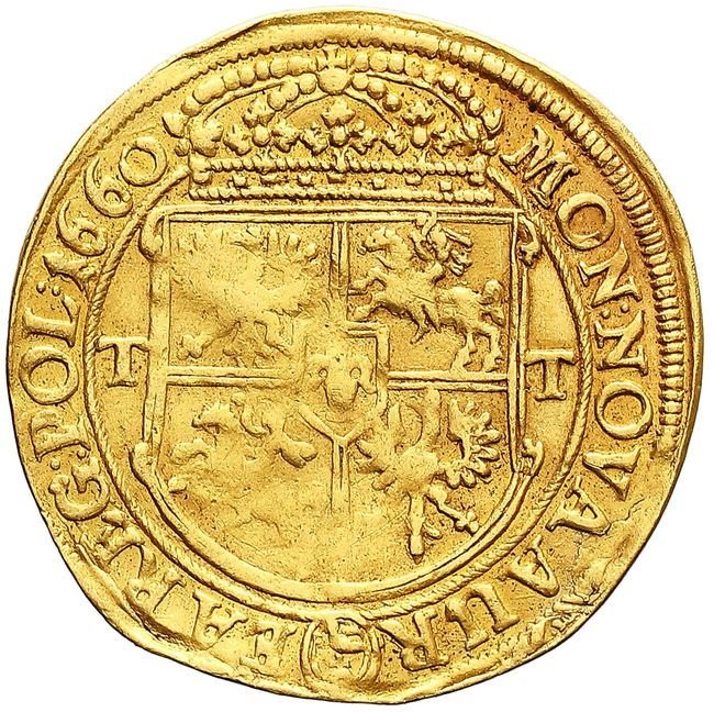 Jan II Kazimierz. Dwudukat koronny 1660, Bydgoszcz