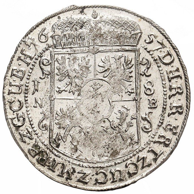 Prusy Książęce. Fryderyk Wilhelm 1640-1688, Ort 1657, Królewiec, PCGS MS62